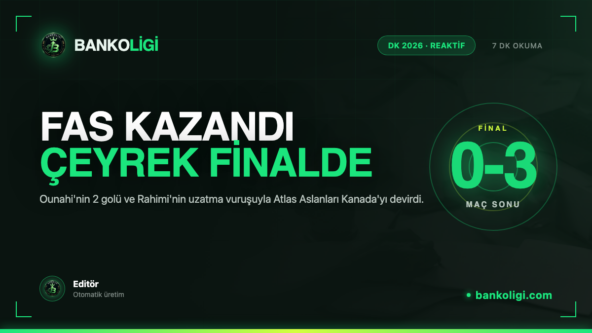Fas 3-0 Kanada: Ounahi Şov Yaptı, Atlas Aslanları Çeyrek Finalde