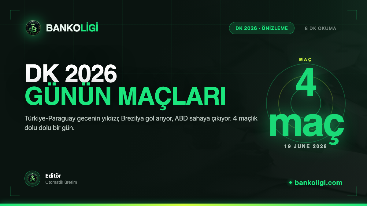 Dünya Kupası 2026: 19 Haziran Maçları ve Türkiye-Paraguay Önizleme